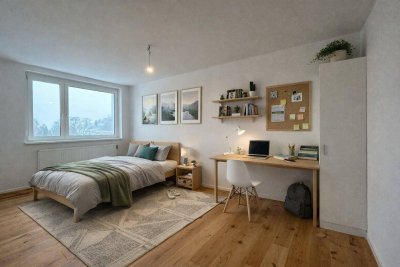 Next Stop: JKU – WG-Zimmer mit Style &amp; Ausstattung! Erstbezug nach Generalsanierung!