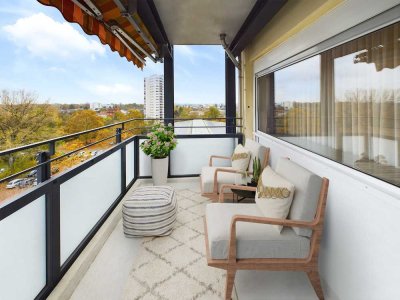 Stadtnahe Wohnung mit traumhaftem Ausblick