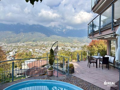Großzügige 4-Zimmer-Dachwohnung mit Terrassen, Balkon &amp; Pool in Innsbruck