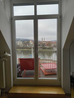 Maisonette Wohnung mit Mainblick