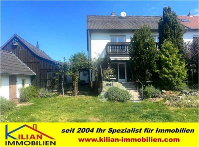 KILIAN IMMOBILIEN! WOHNHAUS MIT 180 M² WFL IN BÜCHENBACH! EINLIEGER-WHG * KELLER *NEBENGEB. *GARAGE
