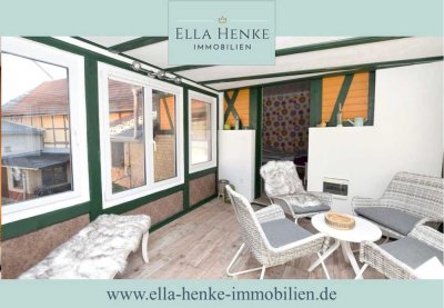 Gemütliches Fachwerkhaus mit Garten, Werkstatt + Nebengelass in ruhiger Sackgassenlage