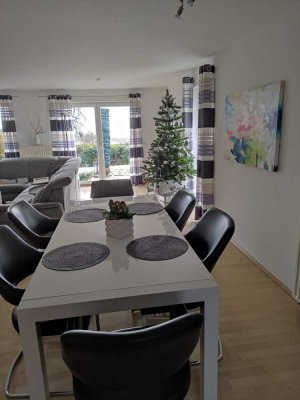 gepflegte Doppelhaushälfte in Bierlingen mit Blick auf die Burg Hohenzollern