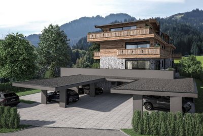 Ski-Out: Erstbezugs-Garten Maisonnettewohnung