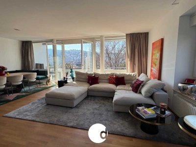 Gepflegte 4,5-Zimmer-Stadtwohnung mit parkähnlichem Garten