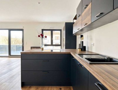 Erstbezug: 4-Zimmer Wohnung mit EBK 'Wohntraum Grüner Bogen' - 2 Balkone mit Blick zum Innenhof