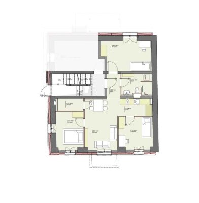 kernsanierte / modernisierte 4-Zimmer-Erdgeschosswohnung in zentraler Lage in Kempten