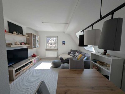 Charmante 3-Zimmer-Dachgeschosswohnung im Herzen von  Beinstein