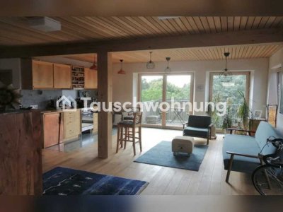 Tauschwohnung: Biete großzügige offene 2 Zimmer Wohnung im Ökohaus