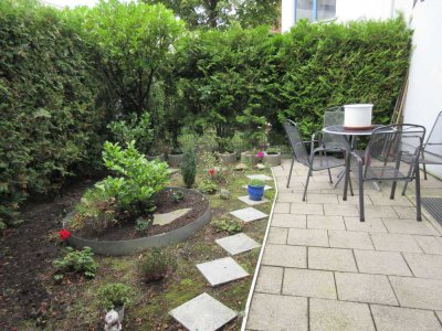 1-Zi.-Appartment -frei- EG mit Terrasse und Gartenanteil