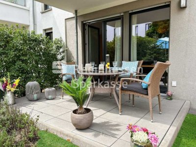Moderne 3 Zi-EG-Wohnung mit Garten, Stellplatz u. TG Stellplatz in Top-Lage