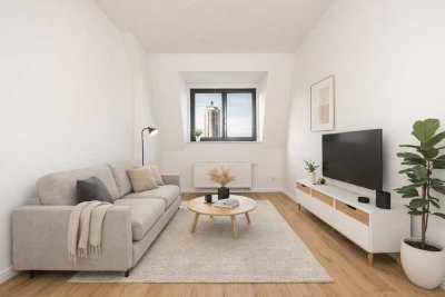 Exklusiv! Wohnen im Zentrum Ost: Stilvolle 2-Zimmer-Wohnung mit Wannenbad & Einbauküche