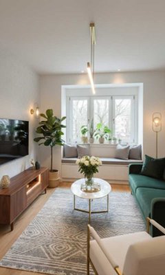 �Top Lage: Sanierte Altbau 2-Zi-Whg. mit Balkon im Zentrum