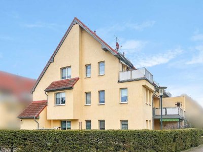 Amt Wusterwitz: Vermietete 3-Zimmer-Etagenwohnung mit Balkon und traumhaftem Blick in die Natur