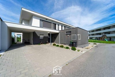 Kirchheim im Innkreis - Stilvolle Doppelhaus-Hälfte im Grünen zur Miete