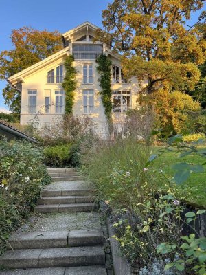 5-Zimmer Wohnung mit Seeblick und direktem Gartenzugang in Villa in Herrsching am Ammersee