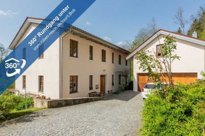 GESUND – NATÜRLICH – WOHNEN 
Passau-Hals: Ökologisches Wohnhaus für die Familie – Traumlage oberhal