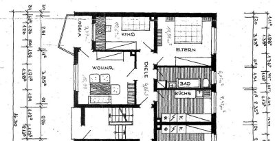 **SELBST RENOVIEREN - GEMÜTLICHE 3 ZI. ETAGENWOHNUNG AUF WUNSCH MIT GARTEN**
