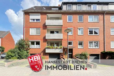 Findorff / Vermietete 3-Zimmer-Wohnung mit Loggia in begehrter Lage