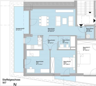 Haus am See: 3-Zimmer-Penthouse mit Dachterrasse, Stellplatz und e-Wallbox