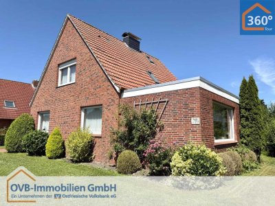 Familien(t)raum mit Gartenidylle & Wintergarten – solides Zuhause in zentraler Lage von Pewsum