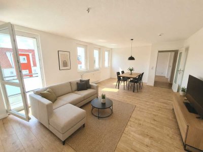 Neu! sanierte 103 m²,  4-Zi, Gast-WC, Balkon