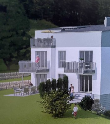 Neubau - Schöne 2-Zimmer-Wohnung mit Balkon und schönem Blick auf die Weinberge