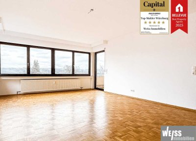 Frisch renovierte Whg. mit Balkon, Garage und Stellplatz in der Dürrbachau