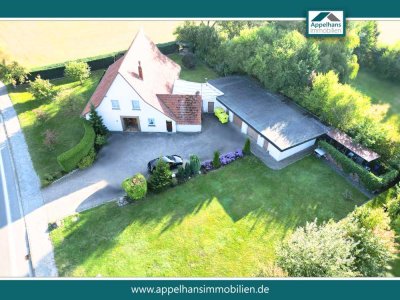 Familienparadies mit großem Grundstück und Obstbäumen