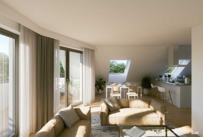 2-Zimmer-Wohnung mit großzügiger Dachterrasse