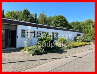 Bungalow, wohnen auf einer Ebene mit Terrasse und Garten