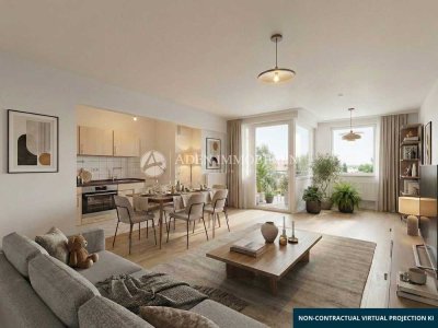 Top geschnitten, 2-Zi., DG-Wohnung mit offener Küche, Balkon und Aufzug!