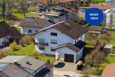 Zweiparteienhaus in Lauteracher Toplage mit fast 1.000m² Grundstück