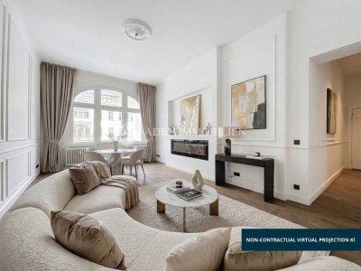 Eleganz trifft Moderne – 3-Zimmer-Altbau mit Loggia frisch saniert.