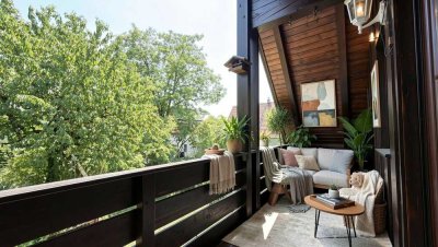 Euer Rückzugsort in München: Maisonette mit Dachstudio in Waldperlach, wo die Stadt atmet