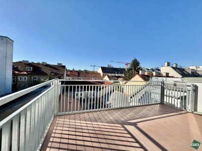 Am Kutschkermarkt | Exklusive Dachgeschoßwohnung mit Dachterrassen und Balkon