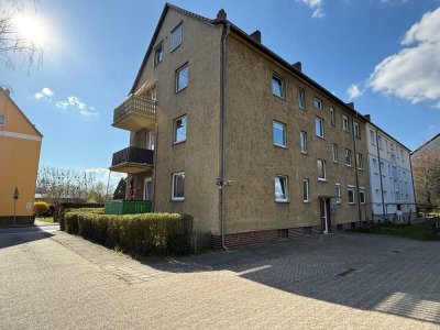 Kleine Eigentumswohnung mit Balkon, Stellplatz, Gartenanteil und eigener Gastherme in Helmstedt