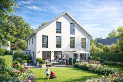 Moderne Doppelhaushälfte auf einem tollen einzigartigem Grundstück in Waldperlach!