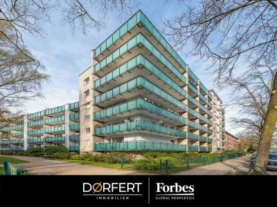 Stilvoll wohnen in Barmbek-Nord – renovierte 3-Zimmer-Wohnung mit Loggia, Pool & Sauna