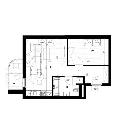 Freundliche 2 Zimmer Wohnung mit Balkon in Wien