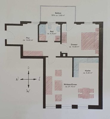 Edel renovierte Altbauwohnung im Zentrum von Augsburg