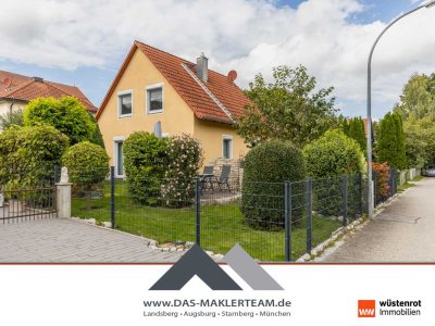 Modernes Familienhaus mit Traumgarten und Blick ins Grüne