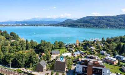 Neubau‑Gartenwohnung mit eigenem Badeplatz am Wörthersee