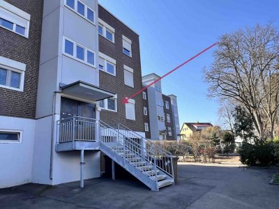 73732 Esslingen: 3-Zi-EG-Wohnung mit Terrasse und kleinem Gartenanteil, inkl. Garage + Stpl.