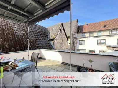 Kapitalanlage: 3-Zimmer-EG-Wohnung mit TG-Stellplatz in der Altstadt von Gräfenberg (Ensembleschutz)