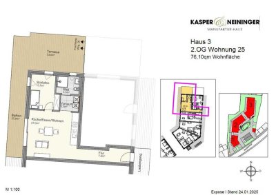 Betreutes Wohnen: Tolle Wohnung mit phantastischer Terrasse
