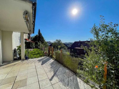 Schöne 2-Zimmer-Wohnung mit Terrasse und Garten in ruhiger Lage