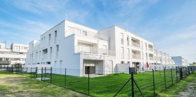 2-Zimmer-Neubauwohnung mit Küche, 68m² Garten, Terrasse und Loggia Außenfläche und Kellerabteil / MAX4 Top 1-03