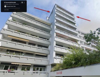 Helle 3-Zimmer Wohnung mit Balkon, eine der höchsten in Konstanz