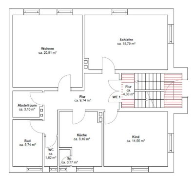 Topsanierte 3,5-Zimmer-Wohnung am Röhrensee